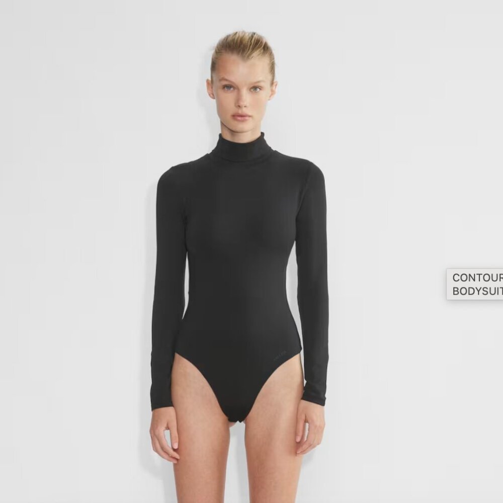 Contour Contour Turtleneck Longsleeve Bodysuit in XS